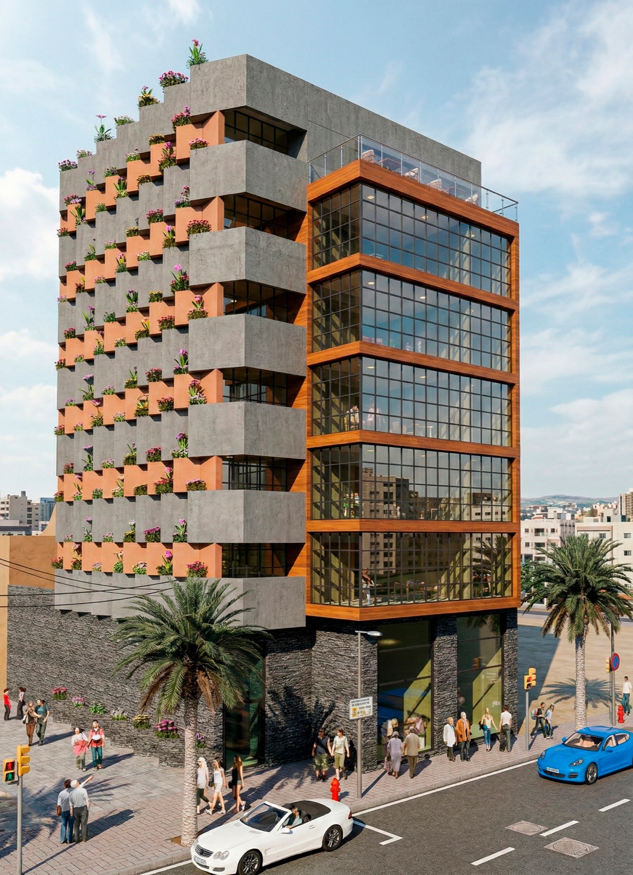 Immeuble de bureaux à Tanger